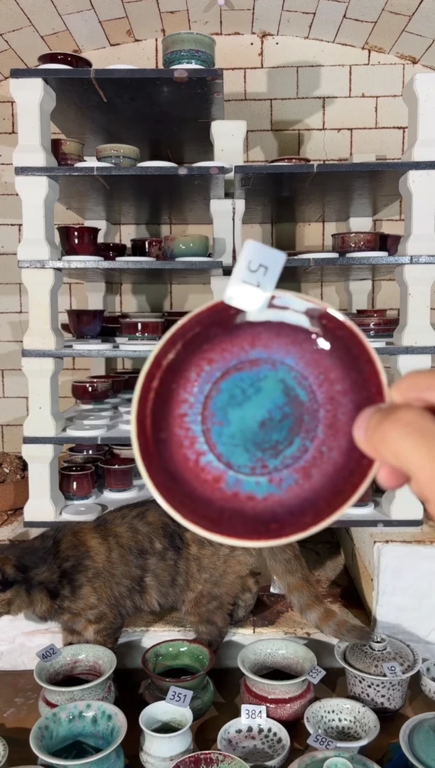 杯精品窑变钧瓷茶器