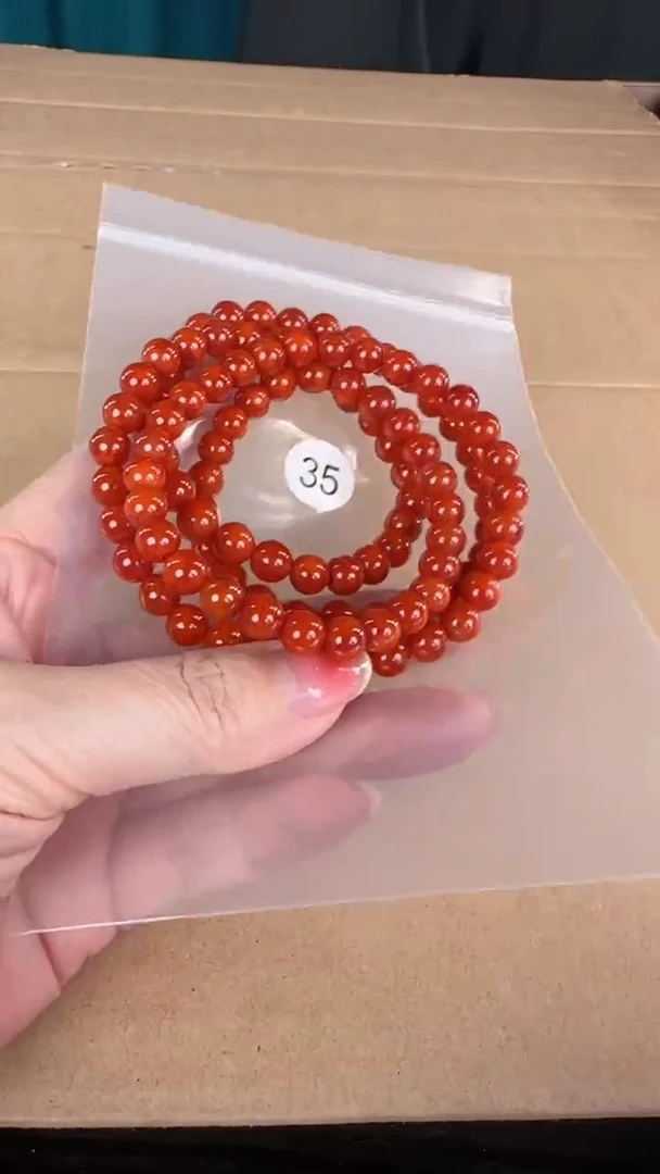【闪购商品】南红玛瑙手串未镶嵌原矿无优化无裂7左右