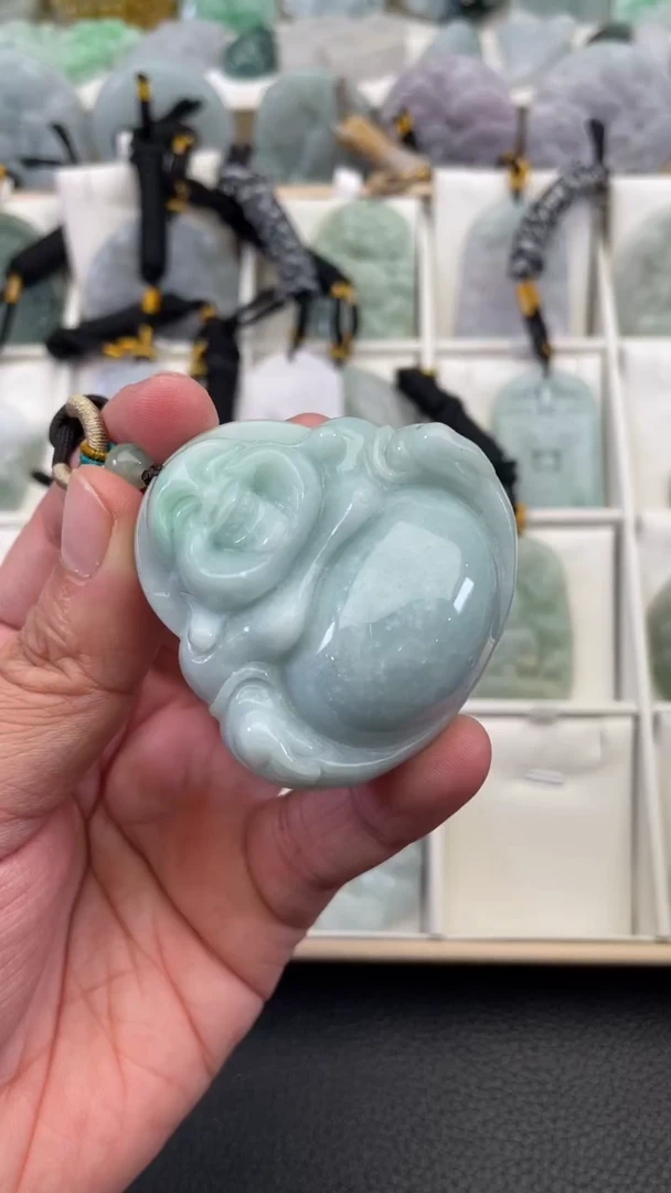 颈饰未镶嵌翡翠天然缅甸翡翠A货42