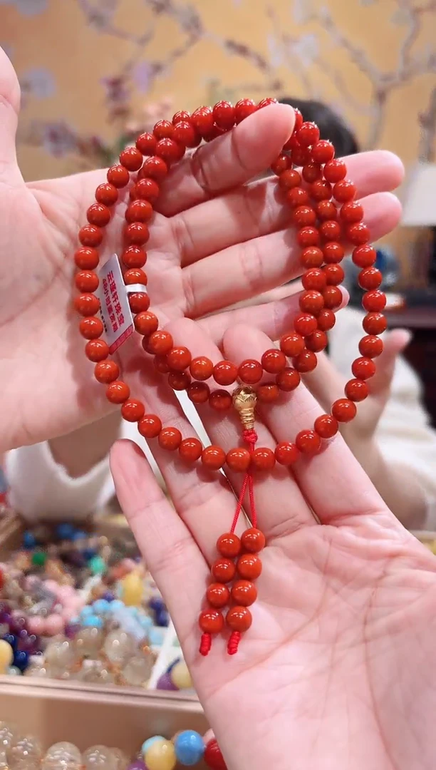 未镶嵌手串南红玛瑙南红108设计款万能链7咪+