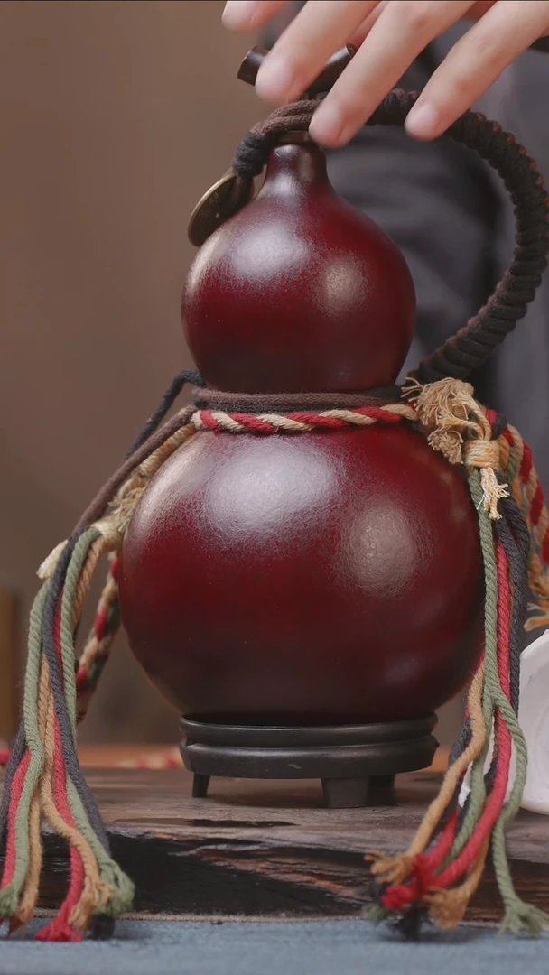 1105号精品大漆葫芦防腐防渗装水茶酒