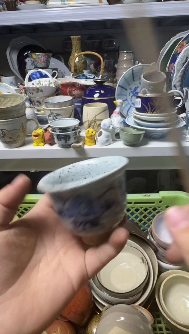 中古瓷器，默认微瑕--漂亮，好看的粗陶