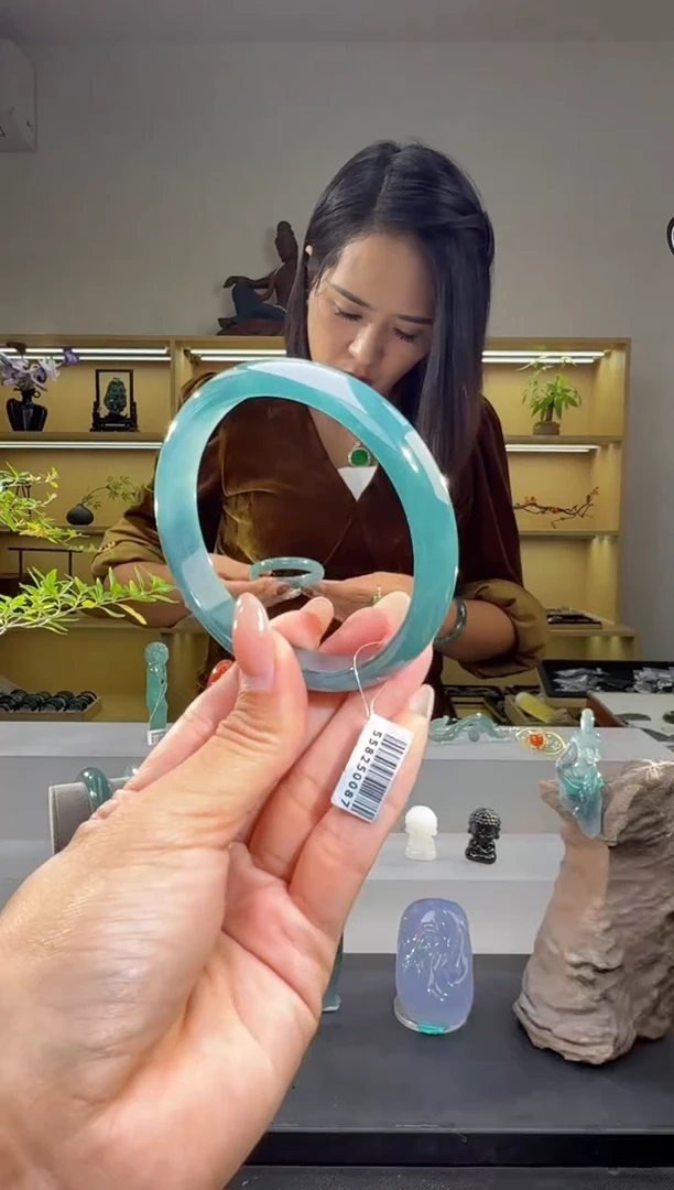 未镶嵌手镯翡翠60.5圈