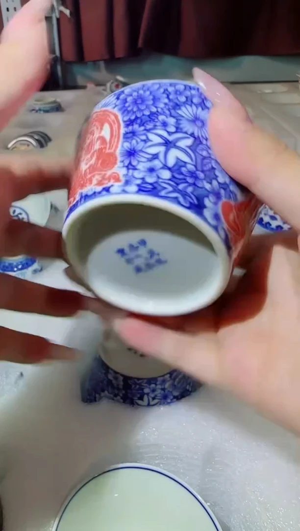 瓷片景德镇瓷器茶器茶杯