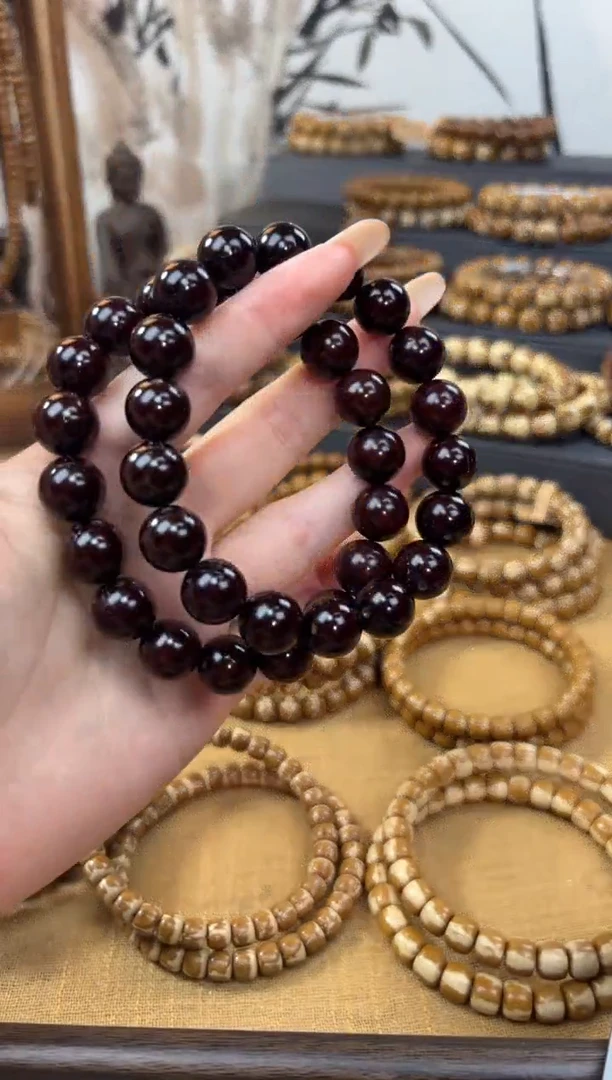 紫金鼠手串12.5黑金光珠紫金鼠*2