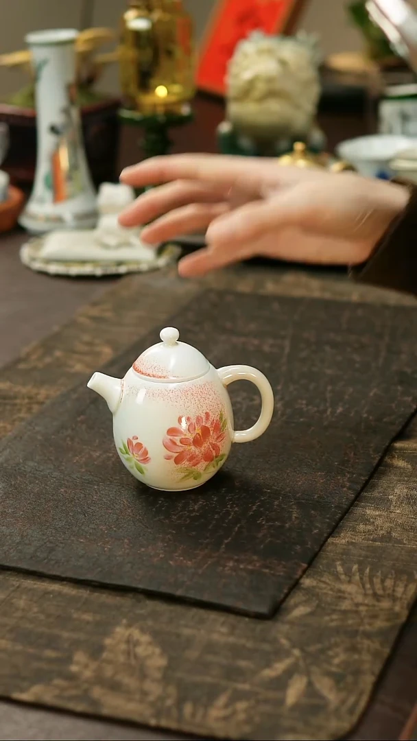 景德镇陶瓷杯碗柴烧多人