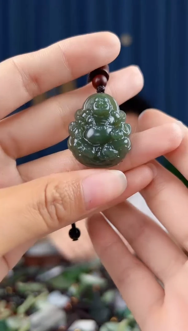 未镶嵌和田玉挂件拍一发一，