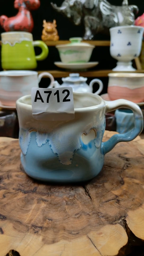 高温颜色釉窑变系列 微瑕 马克杯 8