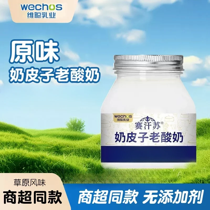 【25.6月20号到期】赛汗苏奶皮子酸奶200g内蒙古奶皮子老酸奶