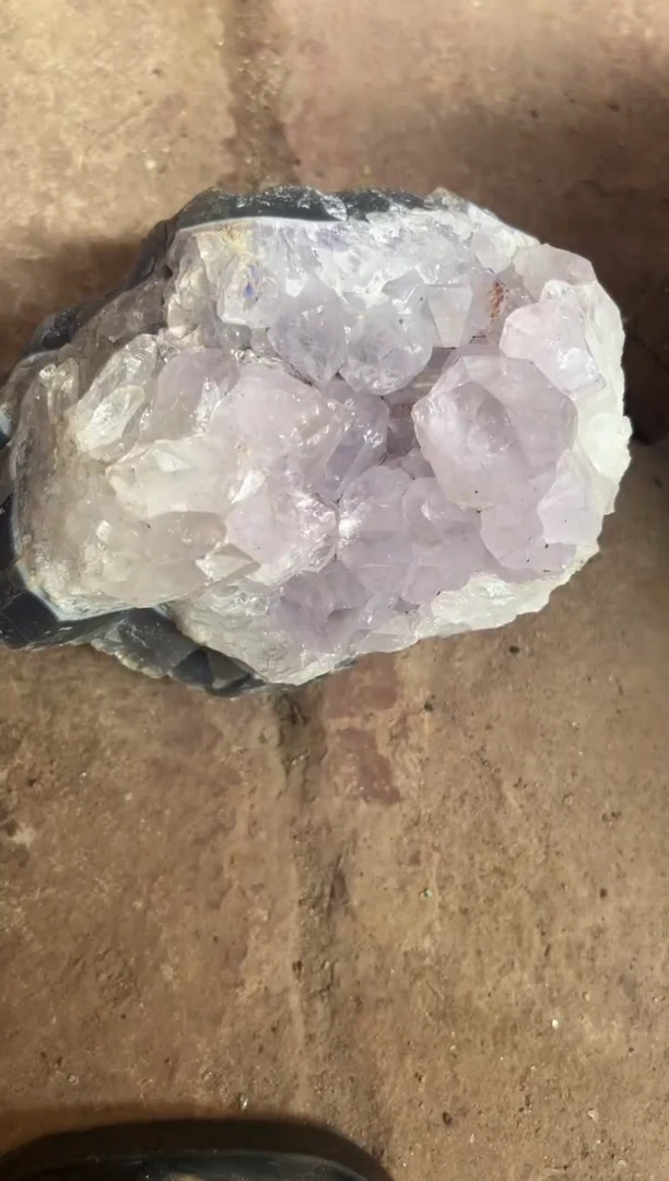 未镶嵌珠宝半成品紫晶天然紫水晶原石摆件#1