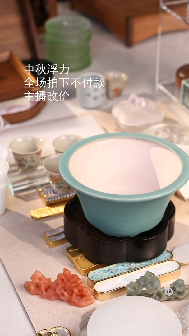 绿色陶瓷盆梦魇专拍