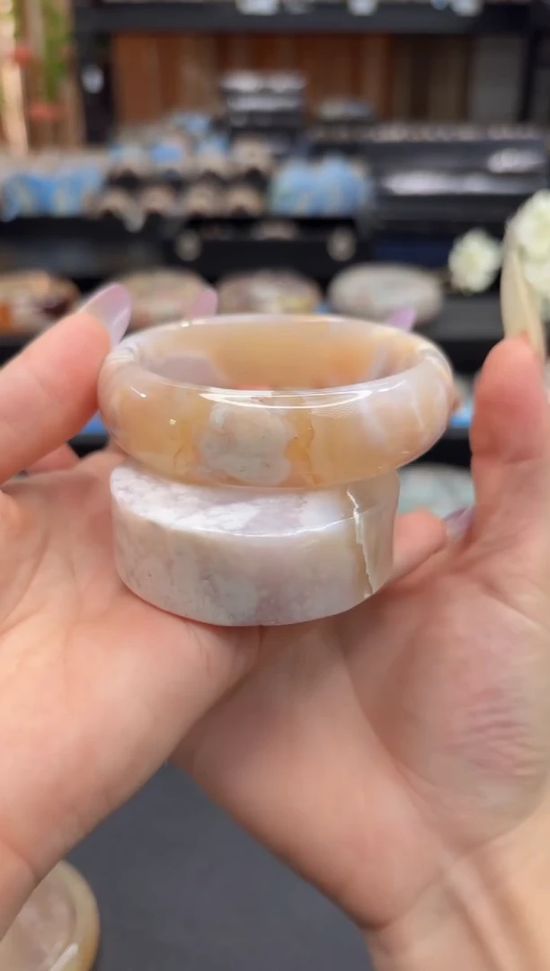 未镶嵌手镯石英质玉C53(57圈赠送镯心)