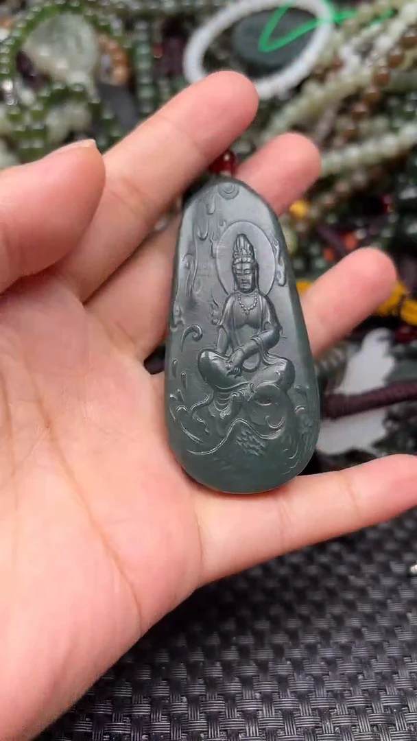 颈饰未镶嵌和田玉4