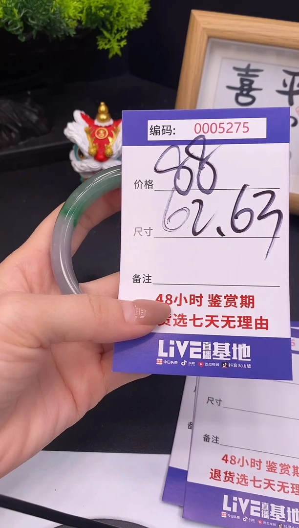 未镶嵌手镯翡翠0005275