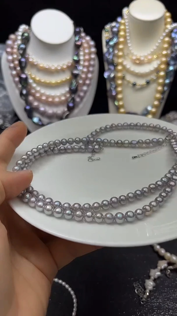 淡水珍珠未镶嵌颈饰多人