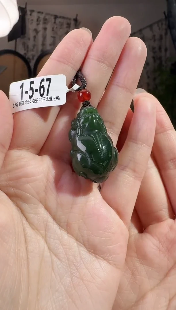 和田玉未镶嵌颈饰67