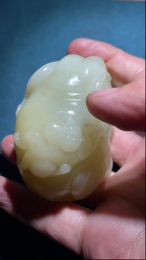 未镶嵌和田玉把件XY   封侯拜相