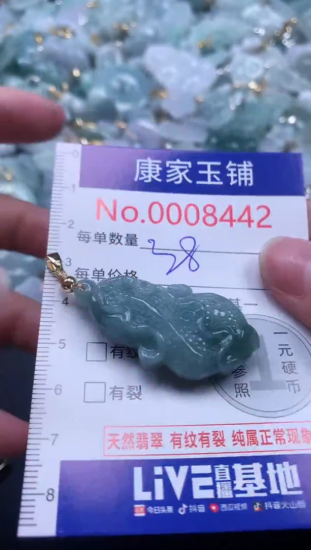 颈饰未镶嵌翡翠8442