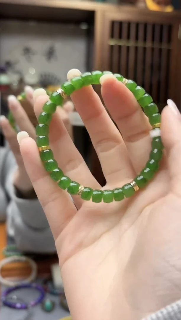 未镶嵌和田玉挂件和田玉直切手串QC