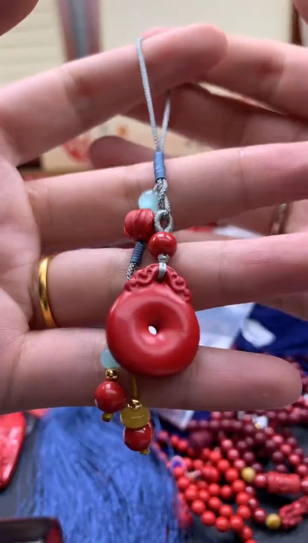 【闪购商品】南红玛瑙颈饰未镶嵌朱砂//////