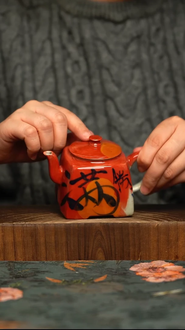 杯釉下彩手工手绘同款陶器