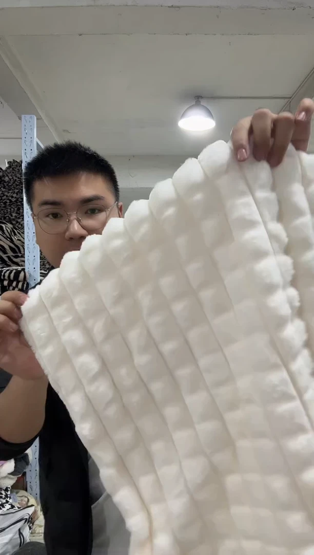兔毛【兔毛枕套发一对】外贸原单毛毯拍完现场打开看