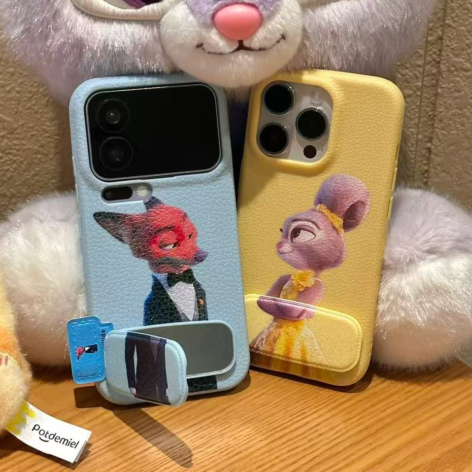 GGBond礼服朱迪尼克支架适用苹果16皮纹手机壳小米17vivo华为oppo