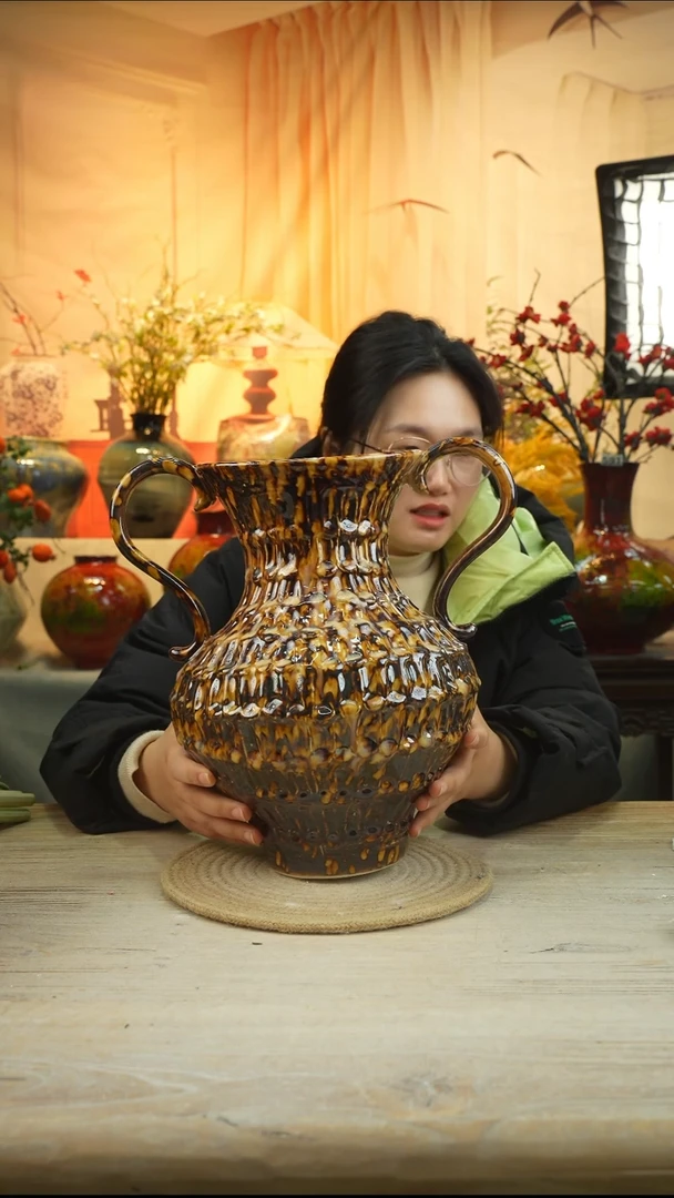 高31口16高温陶瓷花器