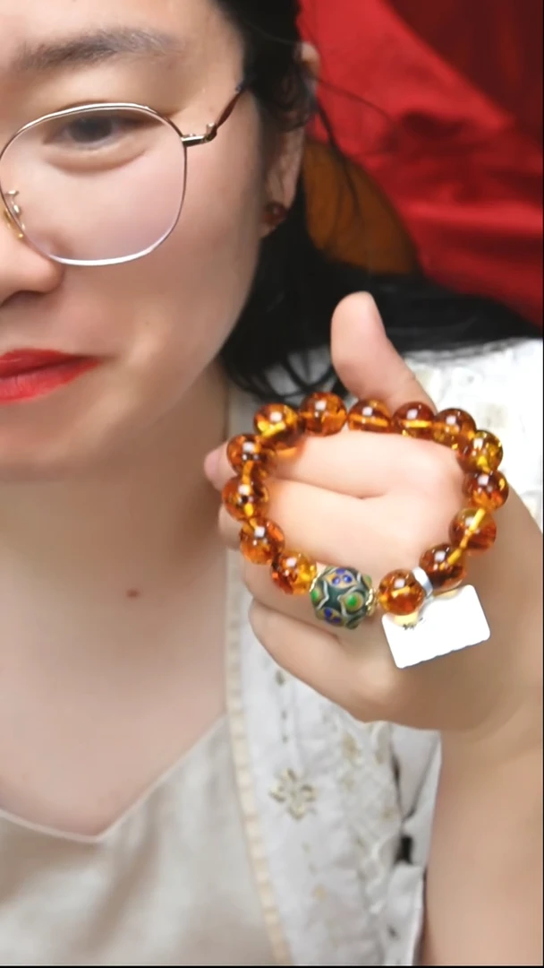 【闪购商品】琥珀珠宝奇石未镶嵌12mm