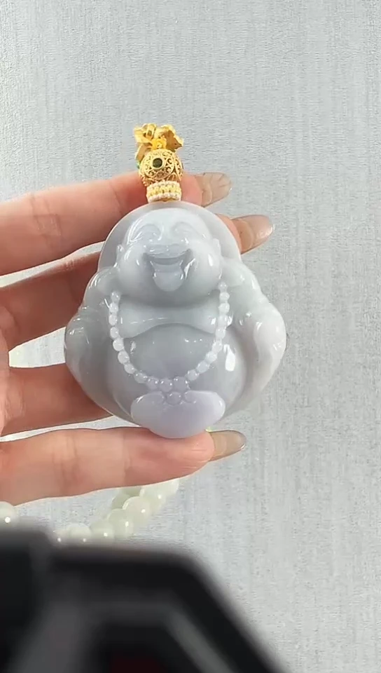 颈饰未镶嵌翡翠佛公