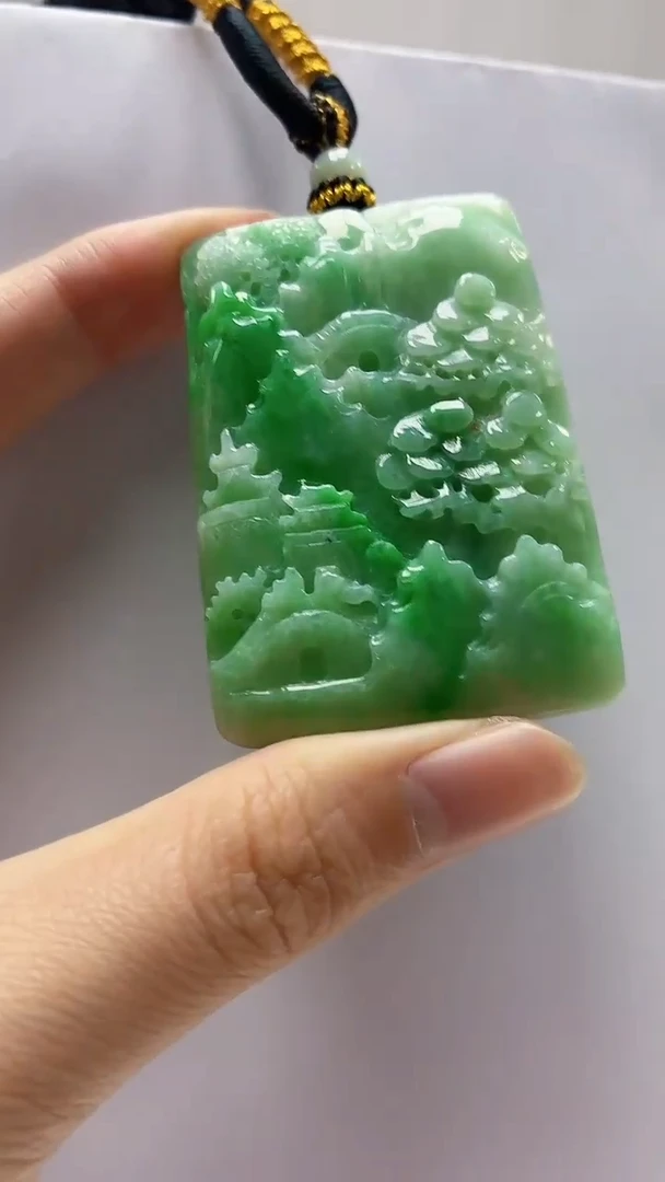 未镶嵌定制翡翠5060zm-毛货挂件59等等