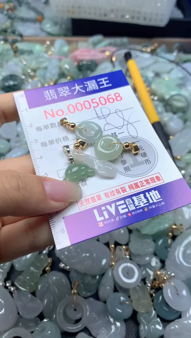 颈饰未镶嵌翡翠5068