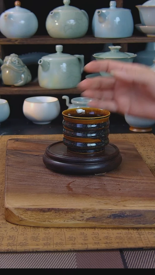 原矿原釉汝瓷福利杯