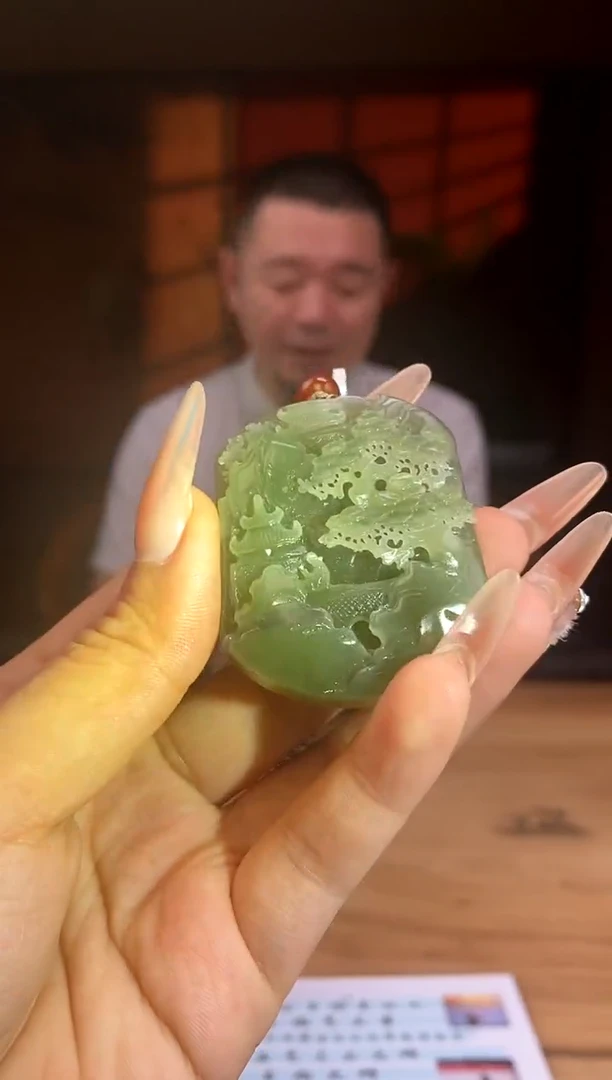 和田玉未镶嵌颈饰A987