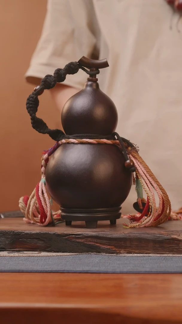 1475号精品大漆葫芦防腐防渗装水茶酒