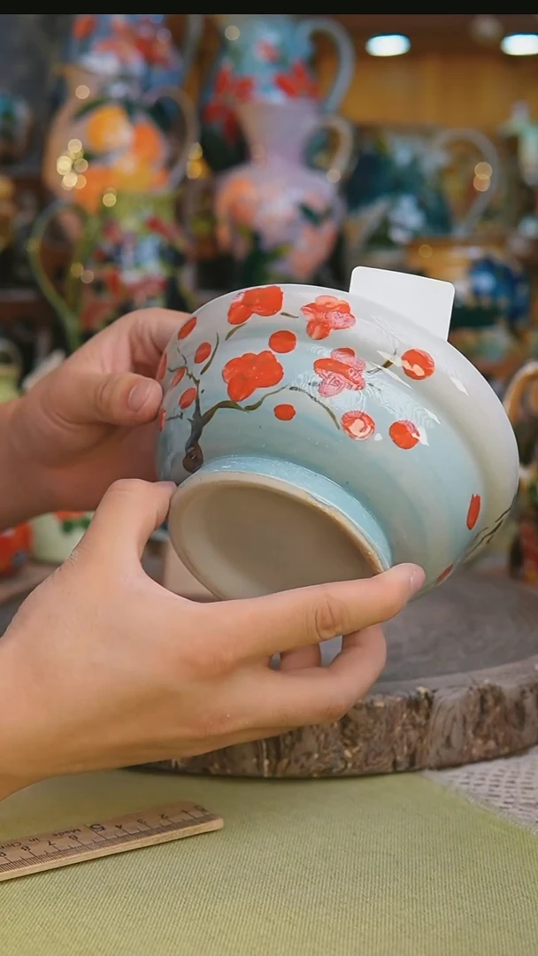 手绘手工陶瓷203景德镇手工高温釉下彩