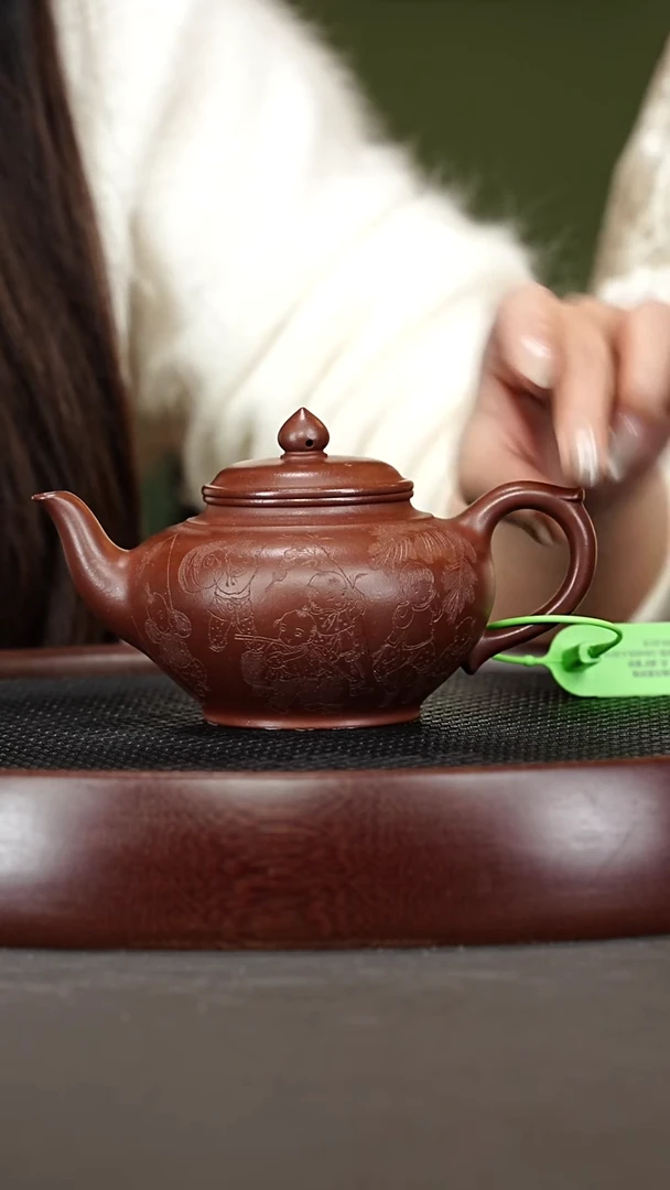 茶壶紫砂33CH笑樱 紫檀泥300cc