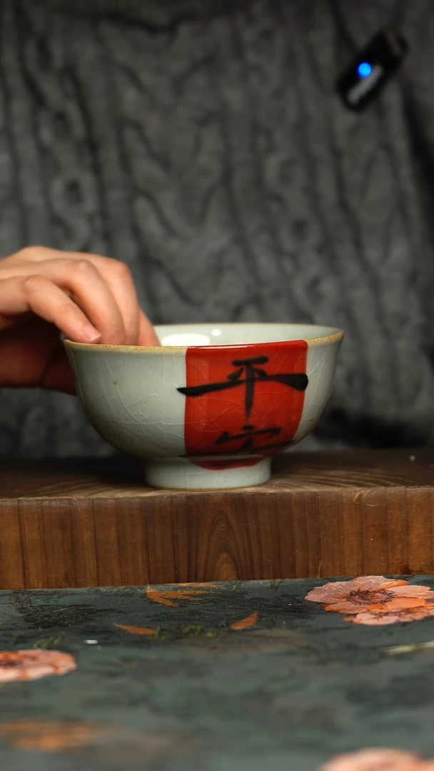 杯釉下彩手工手绘同款陶器