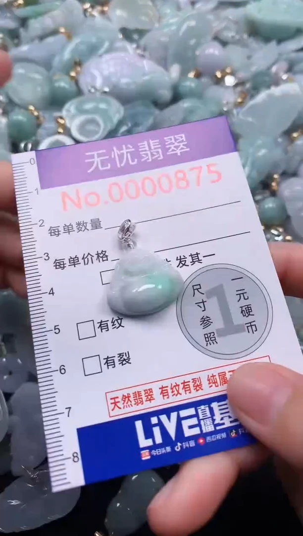 颈饰未镶嵌翡翠875