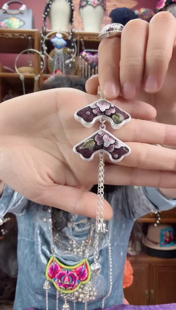 刺绣压襟121甜甜家