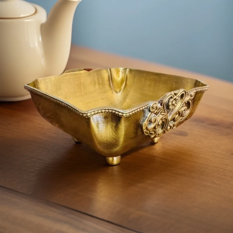 欧式奢华大号创意适用于客厅样板房茶几复古装饰轻奢家用金色精致