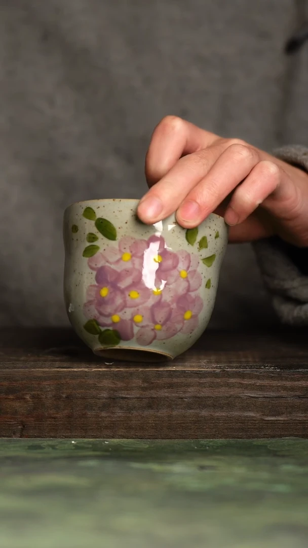 【闪购商品】杯青诗手工手绘瓷器