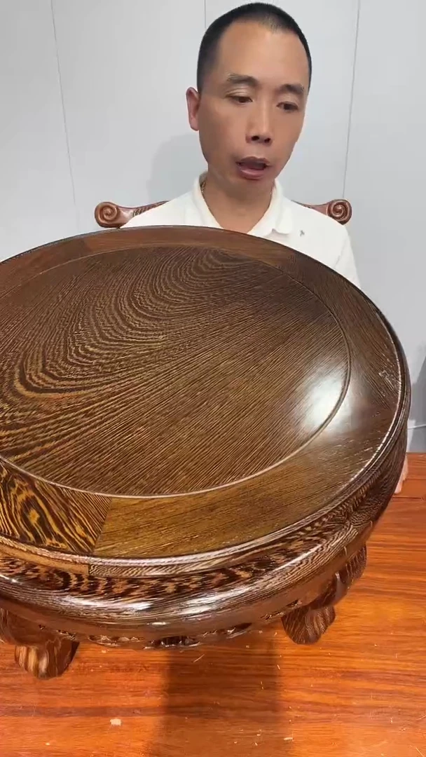 木鸡翅木虎头几37*42*21