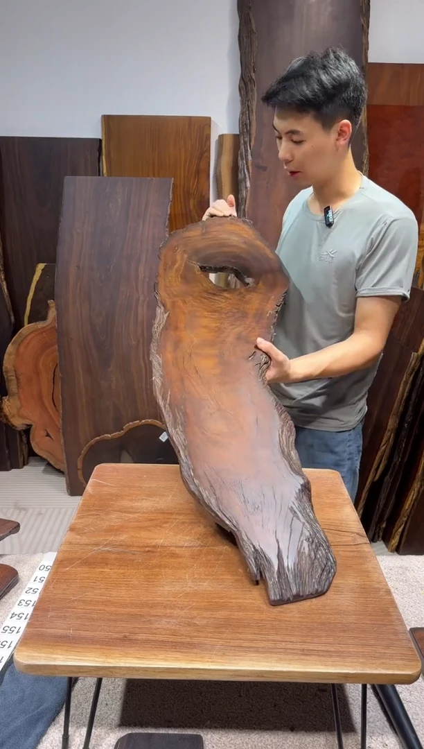 风车木（黑檀木）尺寸120*30-22*2.3编号150