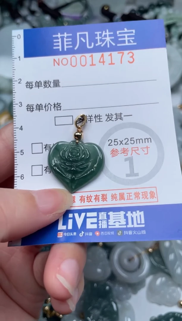 颈饰未镶嵌翡翠14173