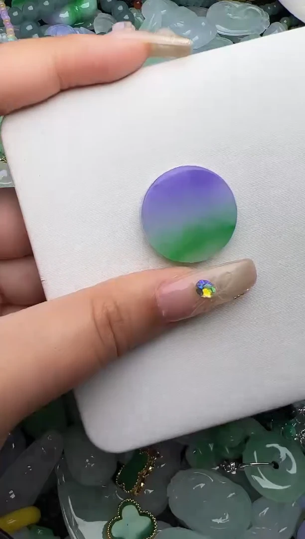 翡翠未镶嵌颈饰天然缅甸翡翠吊坠