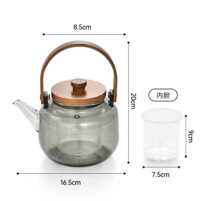 【原始人围炉煮茶水壶水杯】全套点心盒茶壶煮茶烤奶茶罐茶杯配件