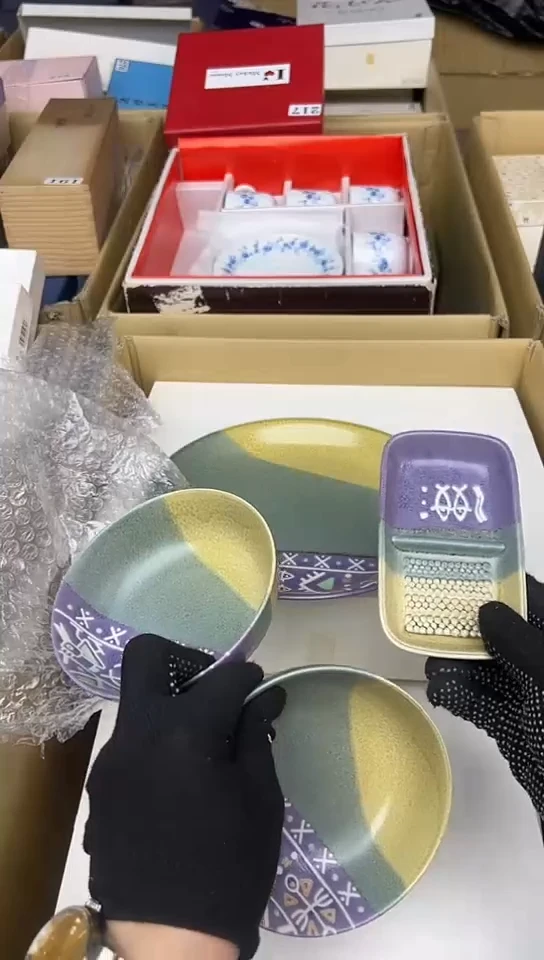 【闪购商品】4只中古回流瓷器好看谨慎参拍