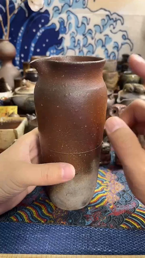 凉水瓶日式备前烧茶具茶周边