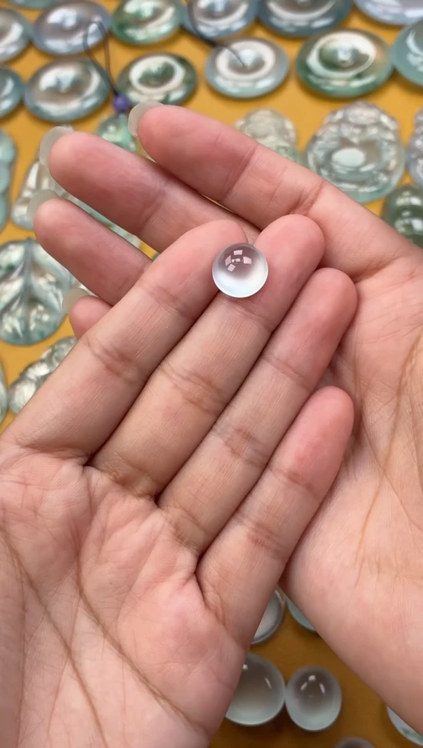 吊坠(不含链)未镶嵌翡翠36 蛋面 11.1 6.3